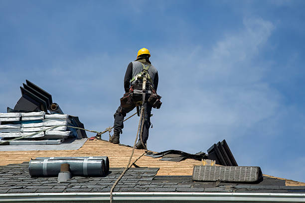 Professional Gutter Installation technician working in Wayne, PA